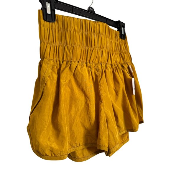 Free People Movement size Small Honey Mallow NWT Gold Lined $30 - Picture 11 of 11